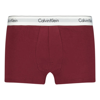 Calvin Klein 'Modern Cotton Stretch' Boxers Maroon, Baby Blue, Blue, White & Black (5 Pack)