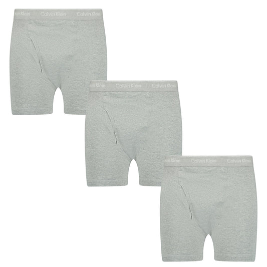 Calvin Klein Stencil Logo Cotton Stretch Boxers Grey (3 Pack)
