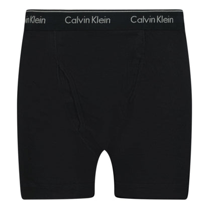 Calvin Klein Stencil Logo Cotton Stretch Boxers Grey, Black & White (3 Pack)