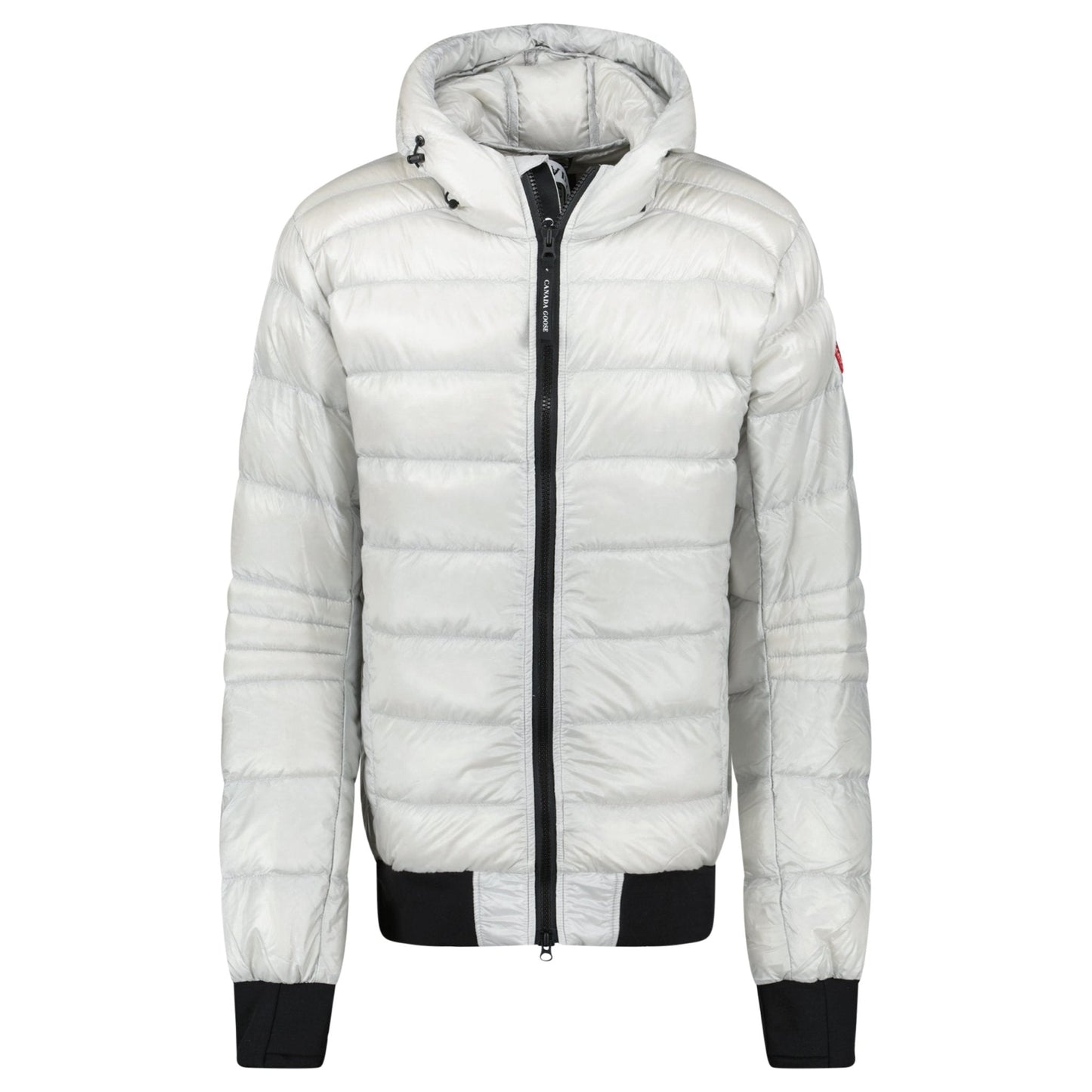 Canada Goose 'Crofton' Hooded Bomber Jacket Grey