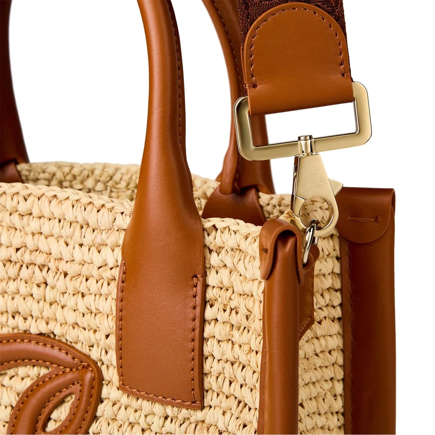Christian Louboutin By My Side Mini Tote Bag in Natural/Cuoio