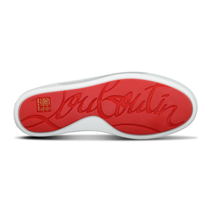 Christian Louboutin Happy Rui Leather Low Top Trainers White