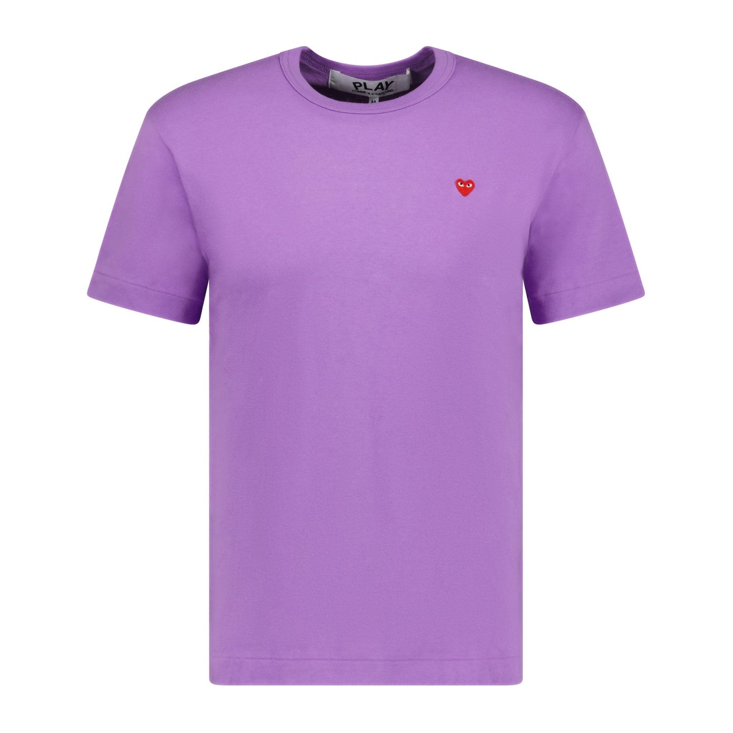 Comme Des Garcons Play Small Stitch Heart T-Shirt Purple