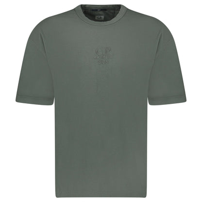 CP Company 20/1 Jersey Boxy Logo T-Shirt Grape Leaf