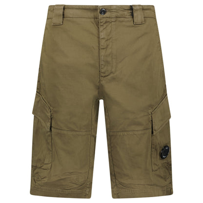 CP Company Bermuda Cargo Lens Shorts Ivy Green