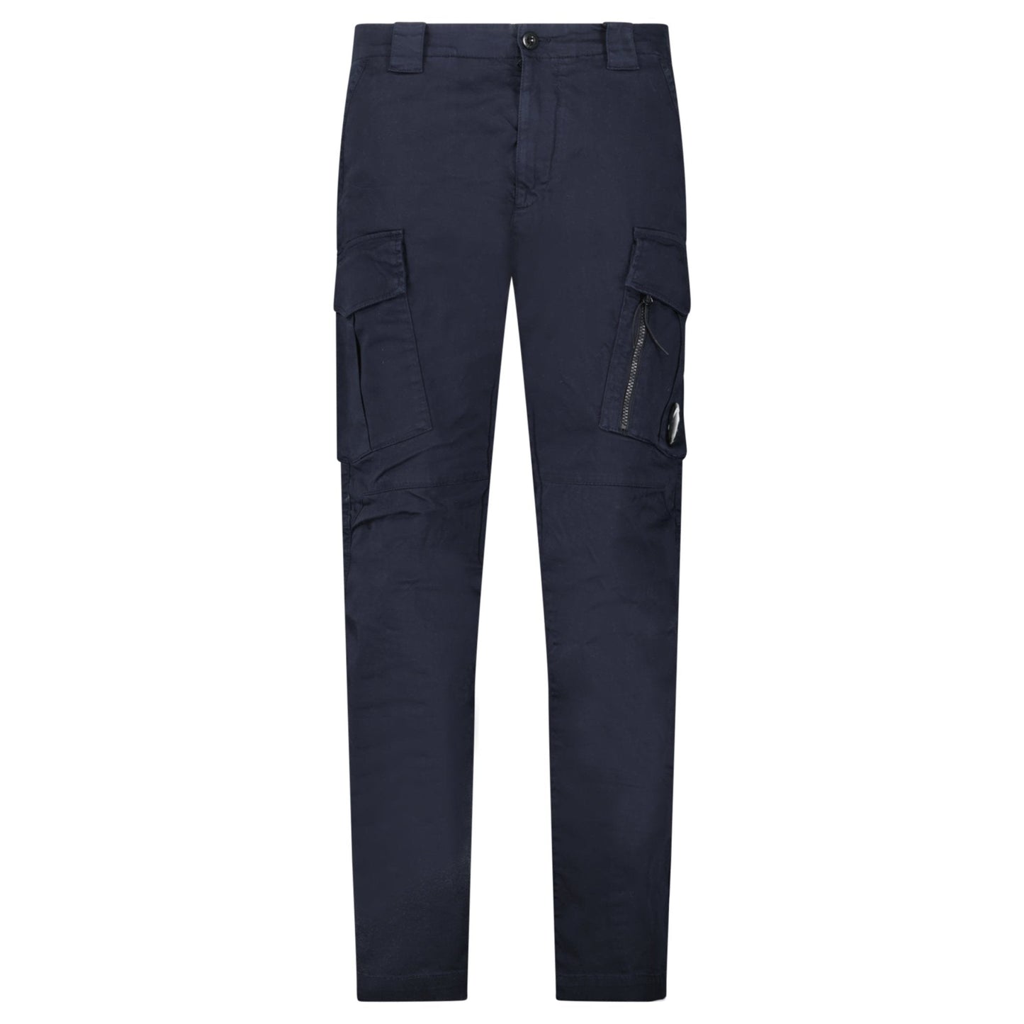 CP Company Lens Garment Dyed Ergonomic Cargo Pants Navy