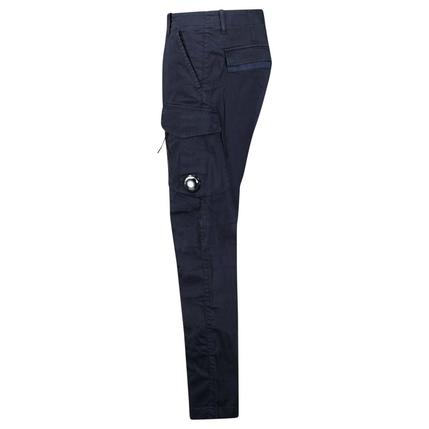 CP Company Lens Garment Dyed Ergonomic Cargo Pants Navy