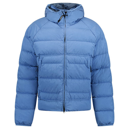 CP Company Eco-Chrome R Goggle Jacket Flint Riviera Blue