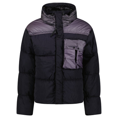CP Company Eco Chrome R Mixed Goggle Down Jacket Nightshade
