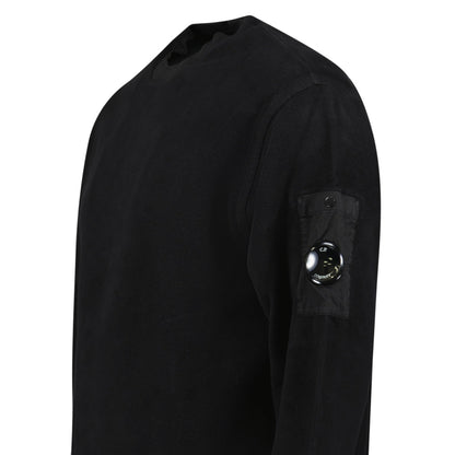 CP Company Emerized Diagonal Sweatshirt in Black