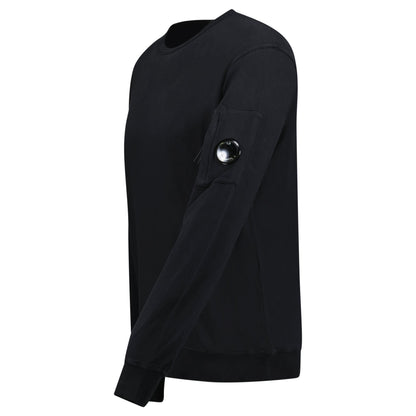 CP Company Lens Light Fleece Sweatshirt Black