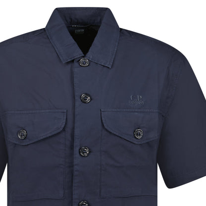 CP Company Total Eclipse Popeline Boxy Short Sleeve Shirt