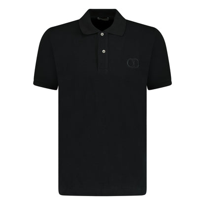 Dior 'Cd Icon' Polo T Shirt Black