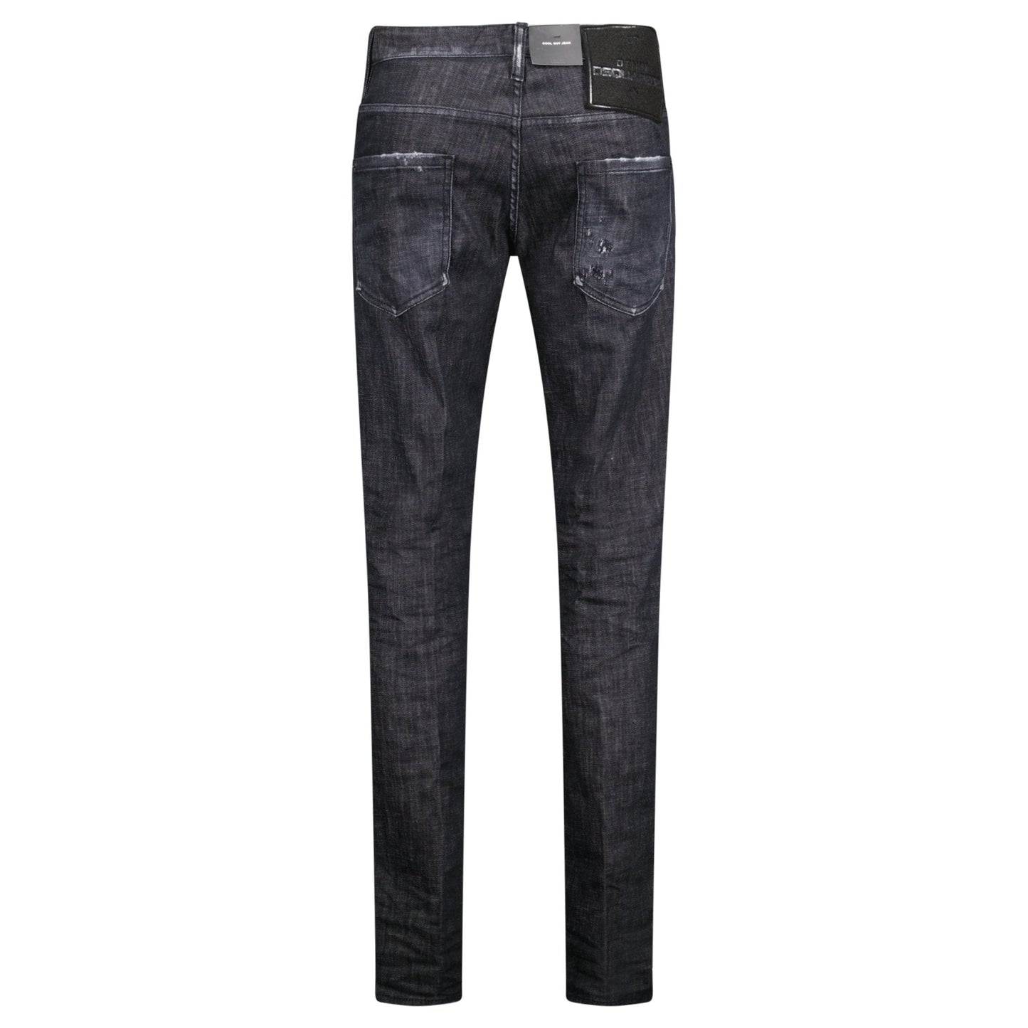 DSquared2 'Cool Guy' Felt Logo Slim Fit Jeans Black