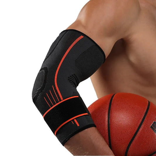 Nylon Spandex Arm Support Compression Sleeve for Tennis Elbow Pain Relief and Comfort