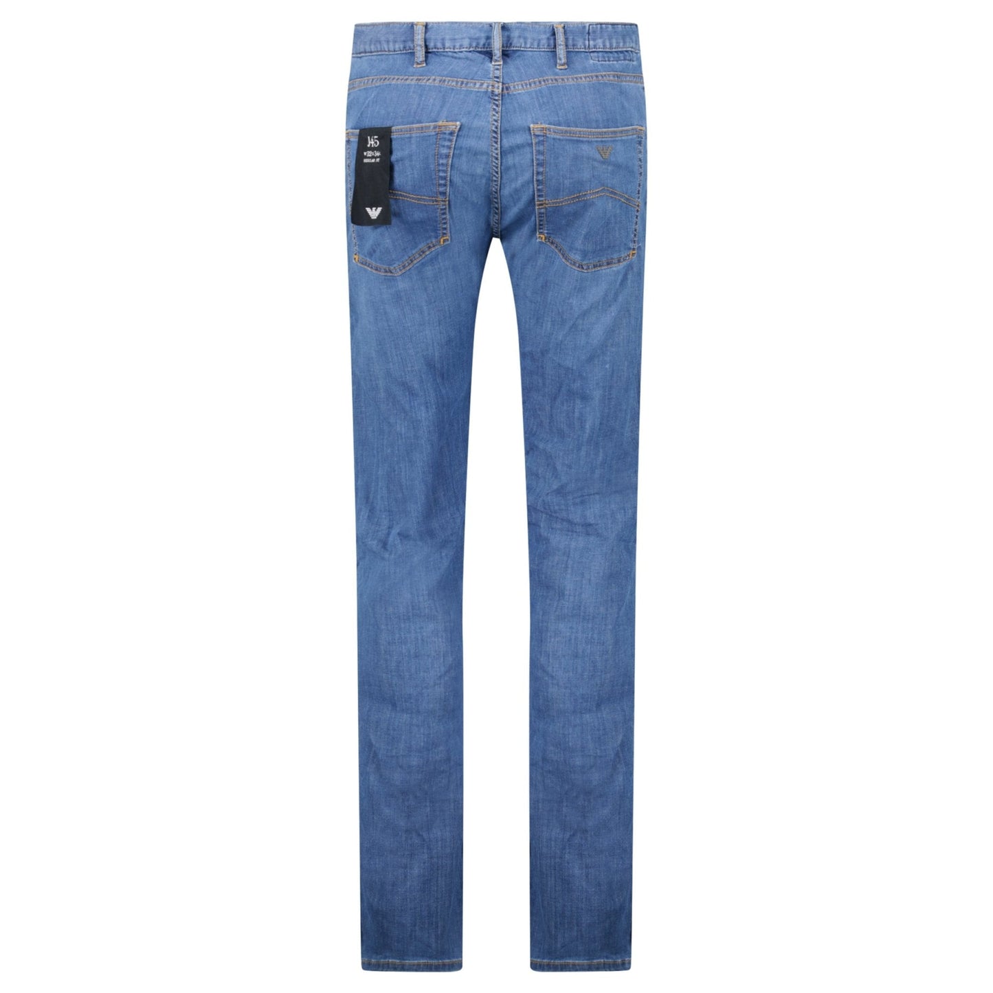 Emporio Armani J45 Regular Fit 5 Pocket Jeans Blue