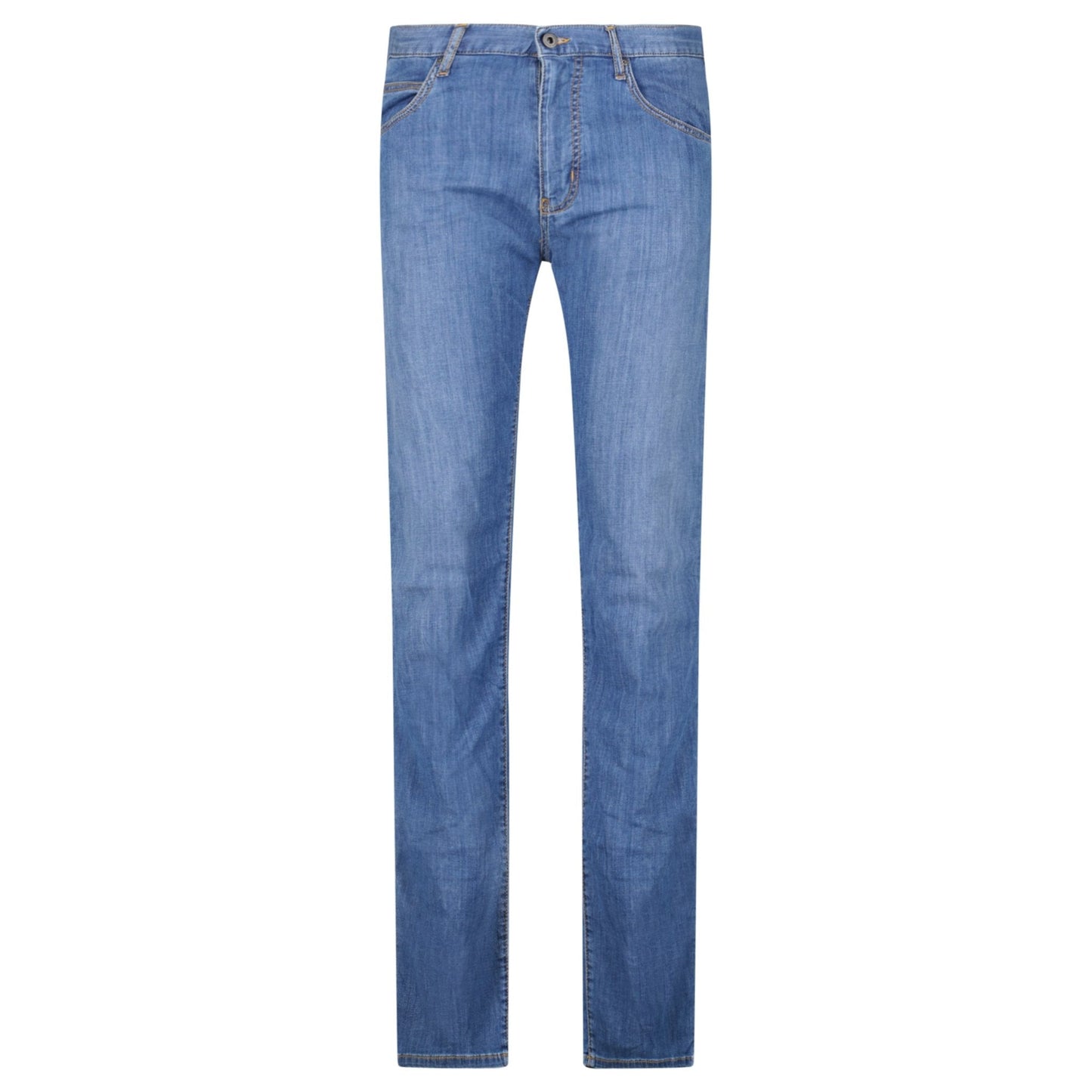 Emporio Armani J45 Regular Fit 5 Pocket Jeans Blue