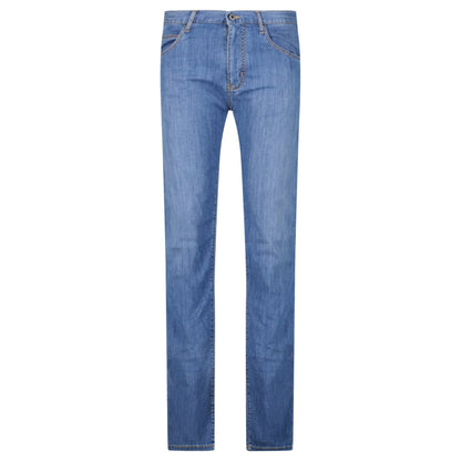 Emporio Armani J45 Regular Fit 5 Pocket Jeans Blue