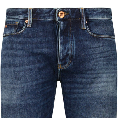 Emporio Armani J75 Slim Fit 5 Pocket Jeans Dark Blue