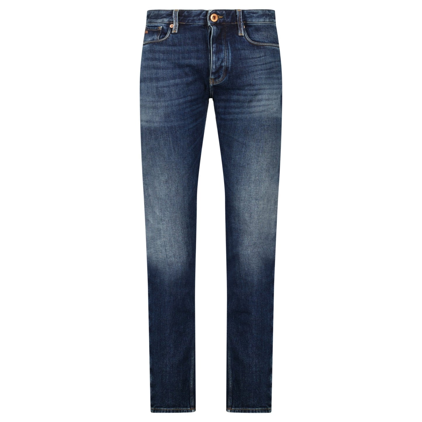 Emporio Armani J75 Slim Fit 5 Pocket Jeans Dark Blue