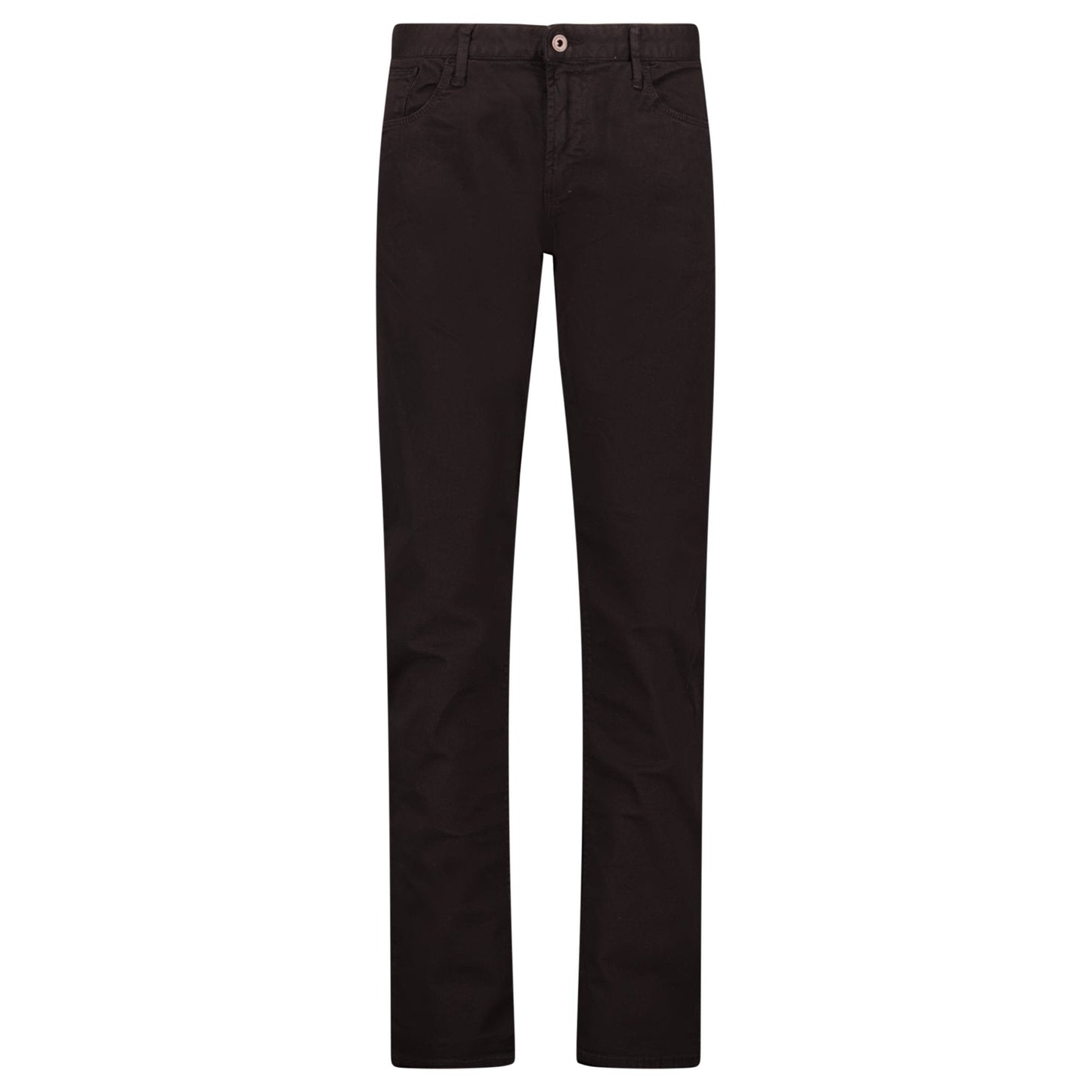 Emporio Armani J06 Slim Fit 5 Pocket Silver Eagle Belt Patch Jeans Black