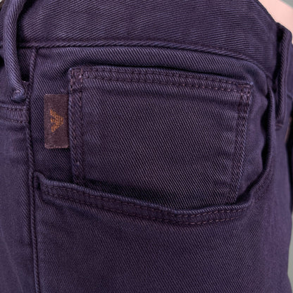 Emporio Armani J06 Slim Fit 5 Pocket Silver Eagle Belt Patch Jeans Navy