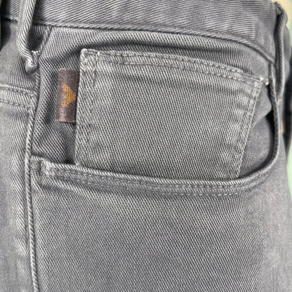Emporio Armani J06 Slim Fit 5 Pocket Silver Eagle Blue Belt Patch Jeans Blue
