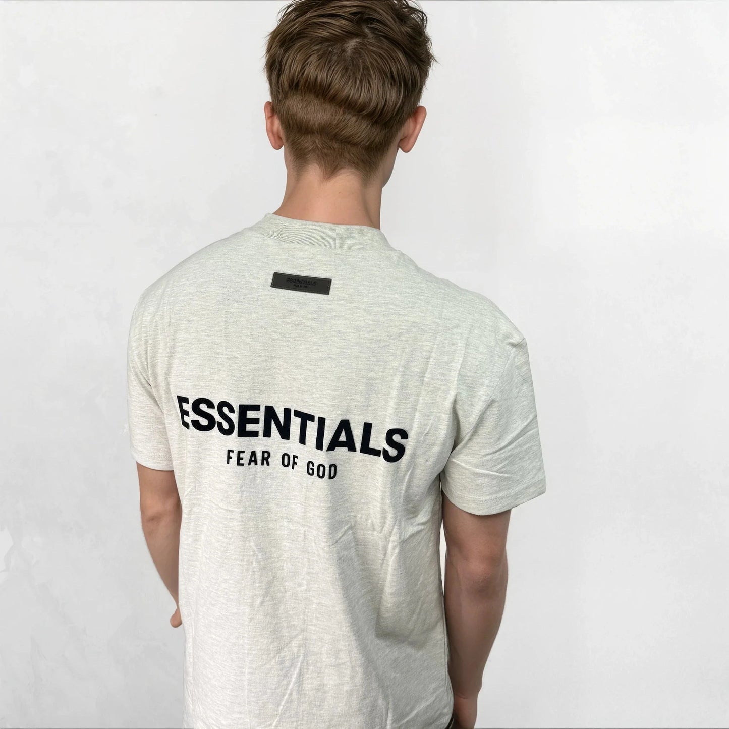 Essentials x Fear Of God T-shirt Light Oatmeal