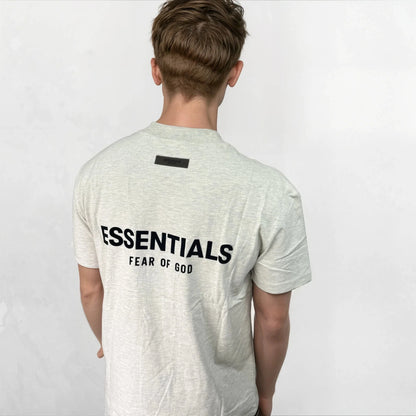 Essentials x Fear Of God T-shirt Light Oatmeal
