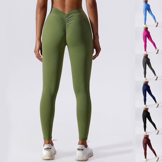 Women’s Slim Fit Yoga Leggings – Breathable, Quick-Dry & Peach Hip Lift Design