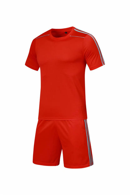 Print on Demand Men's And Women's Fashion Casual Short-sleeved Shorts Suit