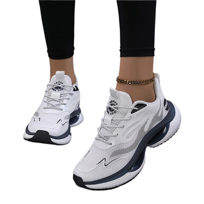 Breathable Mesh Low Top Casual Lace Up Comfortable Sneakers Unisex