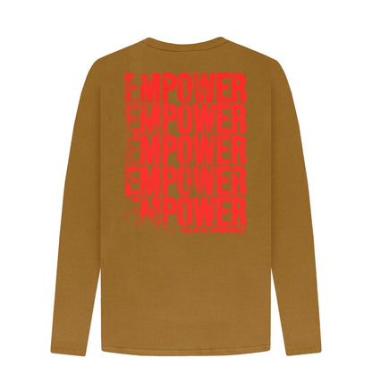 Men 'Empower' Hand cuff Print long Sleeve T-Shirt