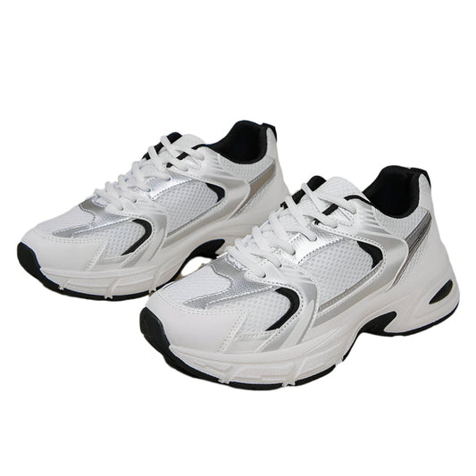 Air Cushion Athletic Sneakers Ladies Breathable Mesh Sport Shoes Lightweight Non Slip