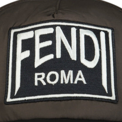Fendi Patch Logo Cap Black & Brown