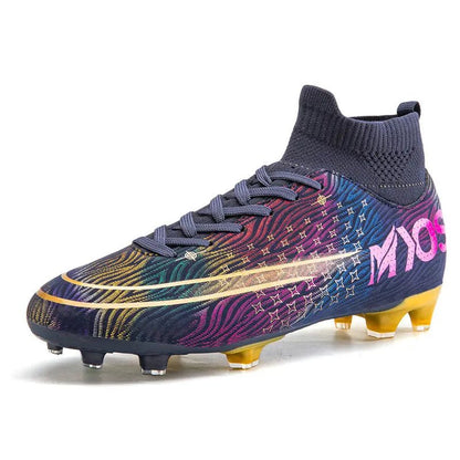 Premium Soccer Shoes for Men - Leather Upper, Superior Comfort & Enhanced Performance