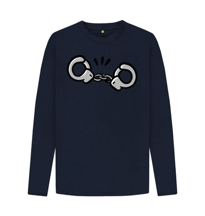 Men 'Empower' Hand cuff Print long Sleeve T-Shirt