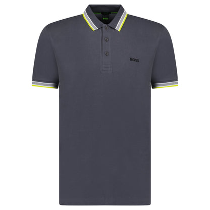 Hugo Boss Paddy Polo Shirt Dark Grey
