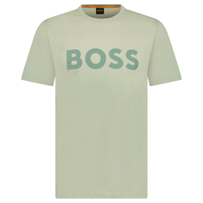 Hugo Boss Thinking 1 Logo T-Shirt in Green