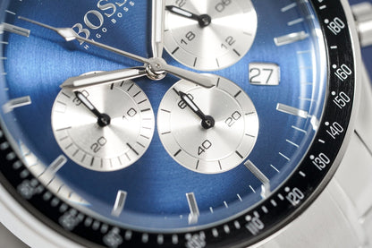 Hugo Boss Men's Watch Chronograph Trophy Blue HB1513630