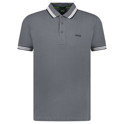 Hugo Boss Paddy Polo Shirt Dark Grey