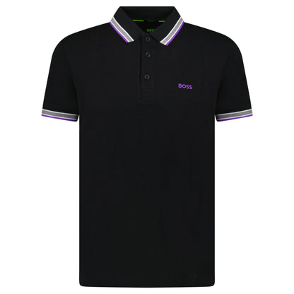 Hugo Boss Paddy Polo Shirt Purple & Black