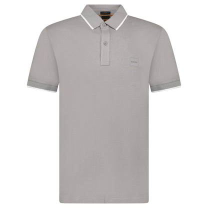 Hugo Boss Passertip Polo T-Shirt in Grey