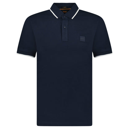 Hugo Boss Passertip Polo T-Shirt in Navy