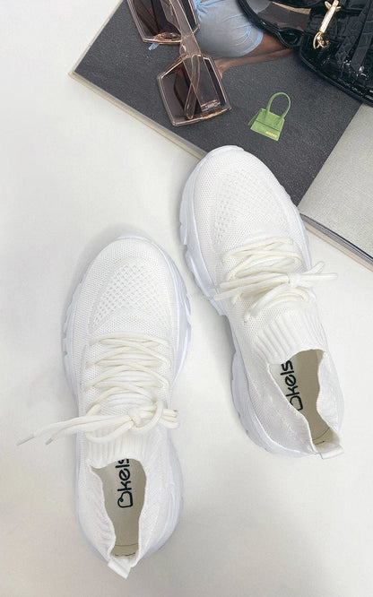 Lace Up Sock Trainer for Women