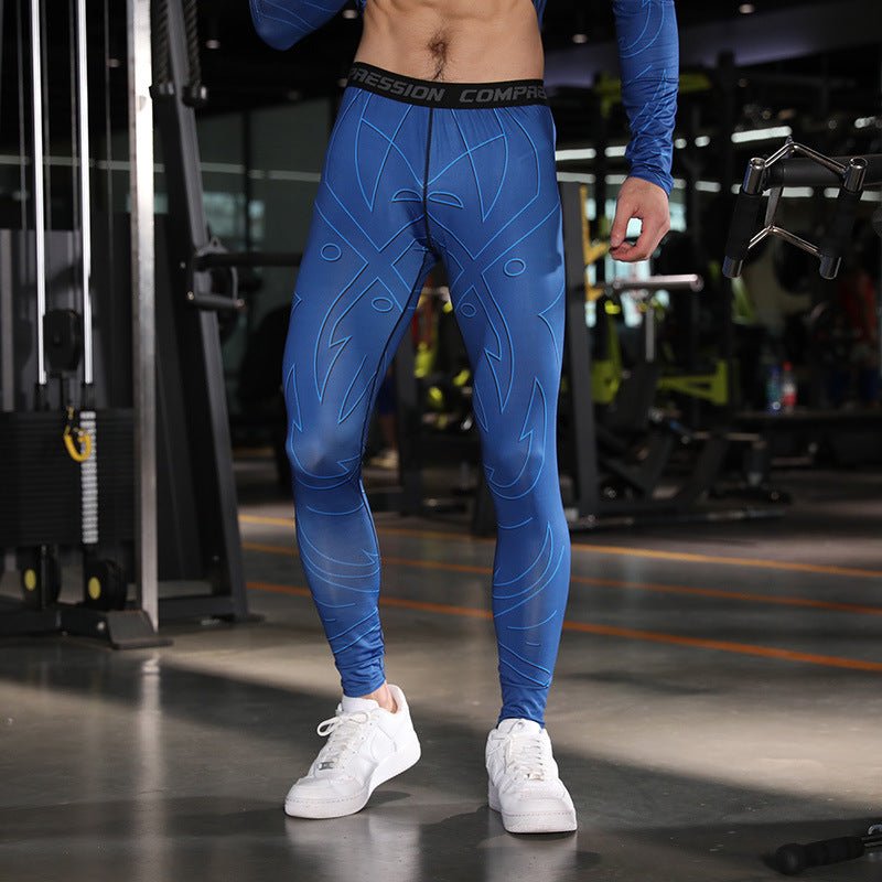 Top Quality Compression Pants - High-Performance Running Tights for Men, Moisture-Wicking
