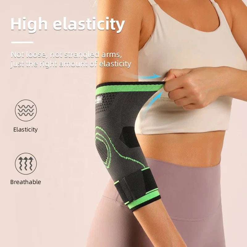 JINGBA Tennis Elbow Compression Support Sleeve Brace for Workout Arm Support