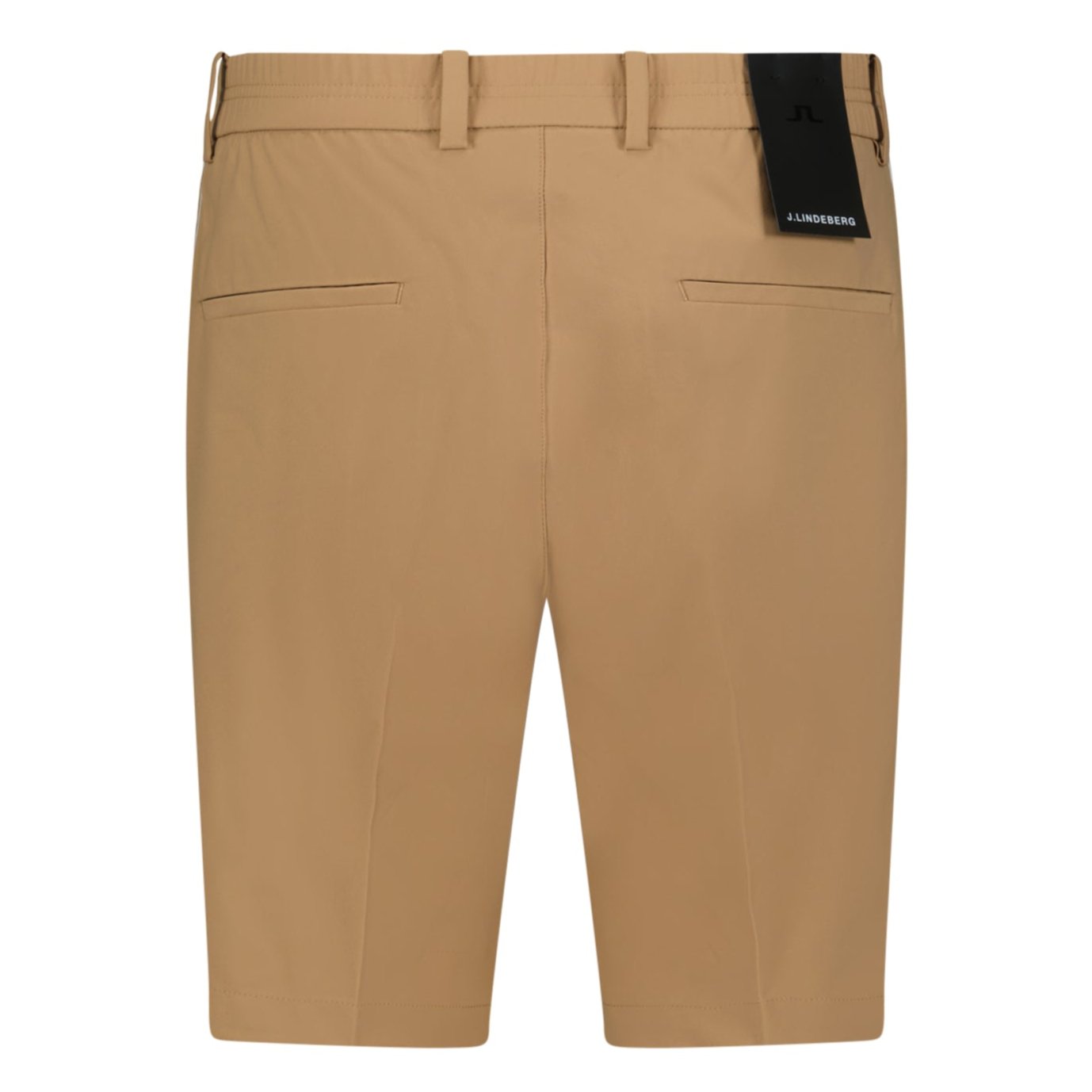 J.Lindeberg Stuart Stripe Golf Shorts  Tiger Brown