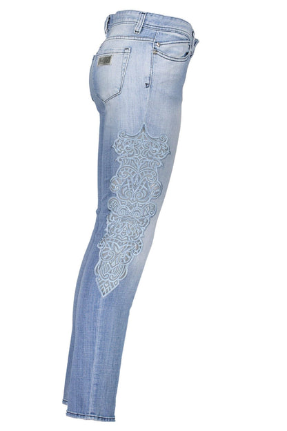 JUST CAVALLI JEANS DENIM DAMEN HELLBLAU