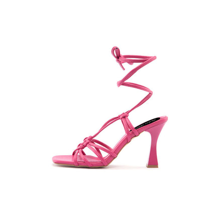 Fashion Attitude Women’s Strappy Block Heel Sandals – FAME23_SS3Y0603
